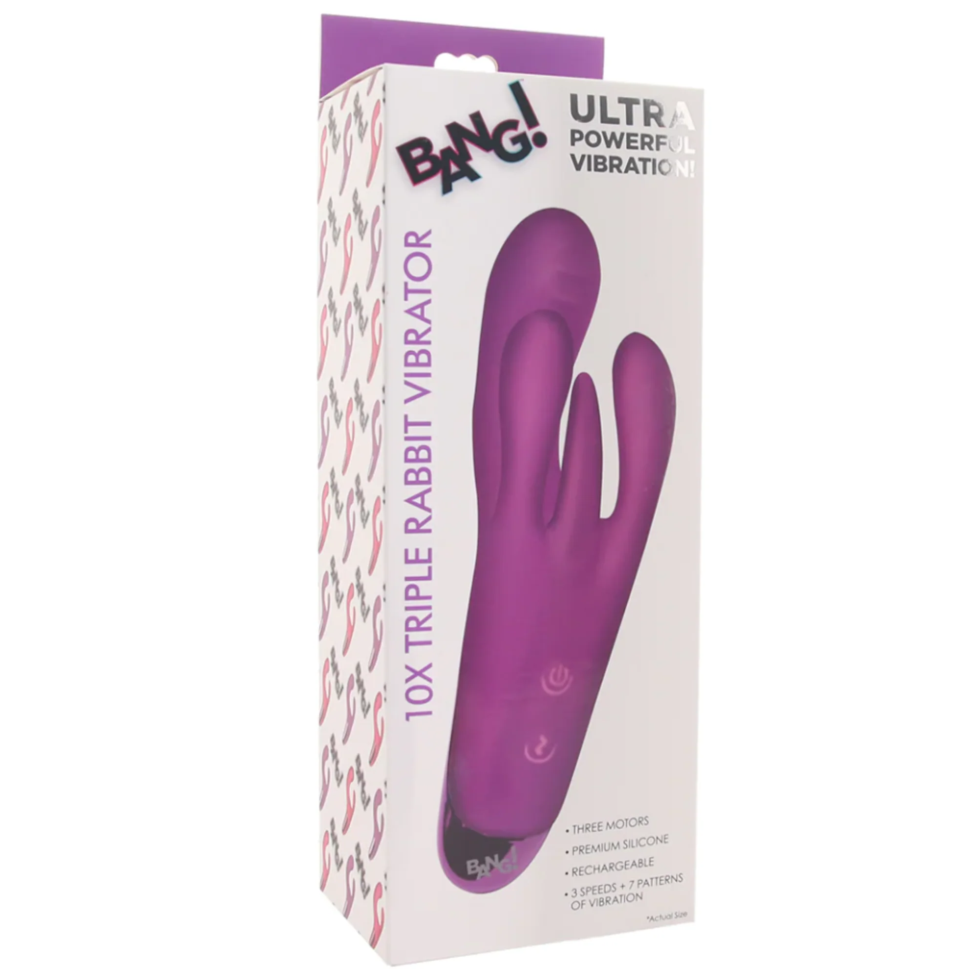 Bang! Triple Rabbit Silicone Vibrator