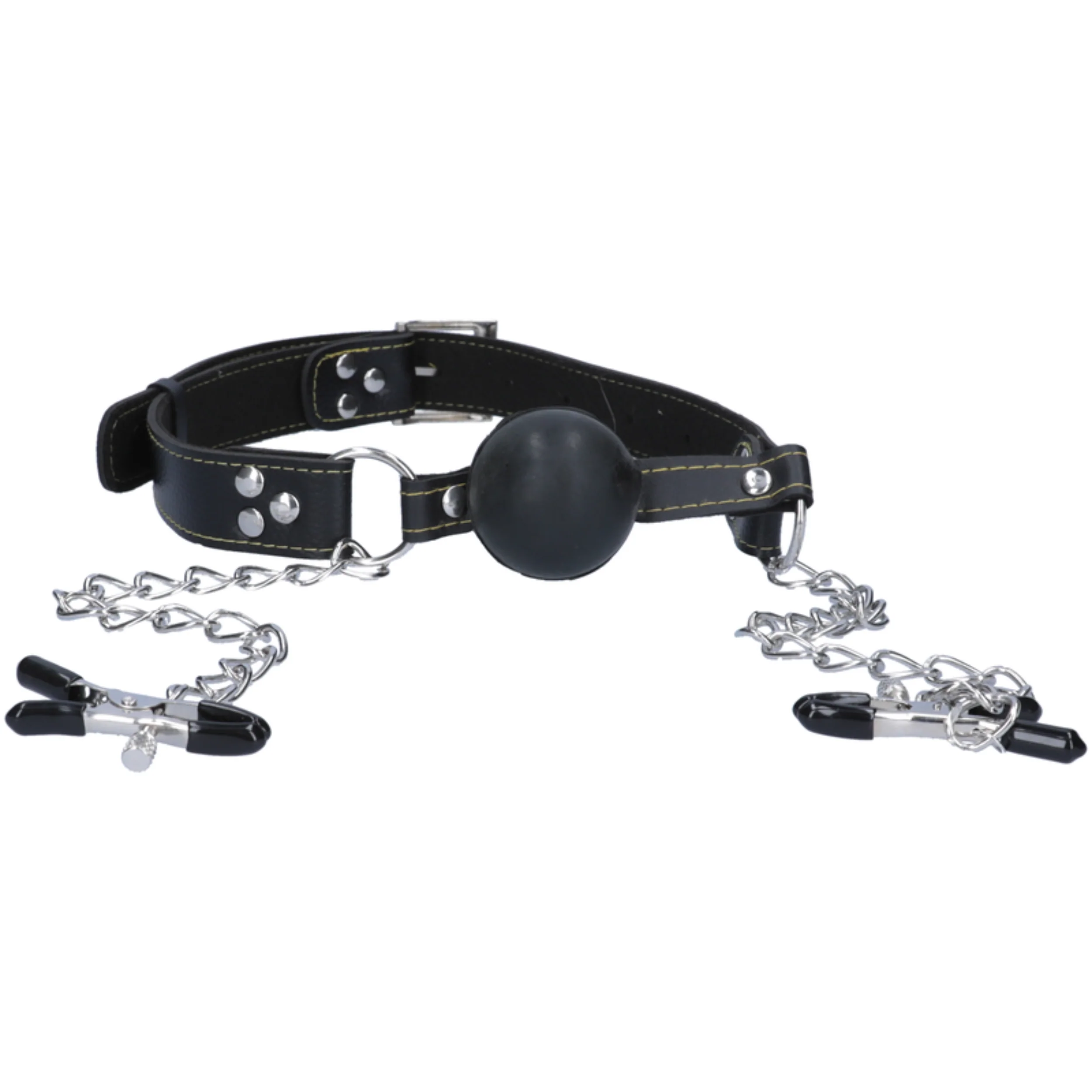 Fetish Fantasy Extreme Ball Gag & Nipple Clamps Set