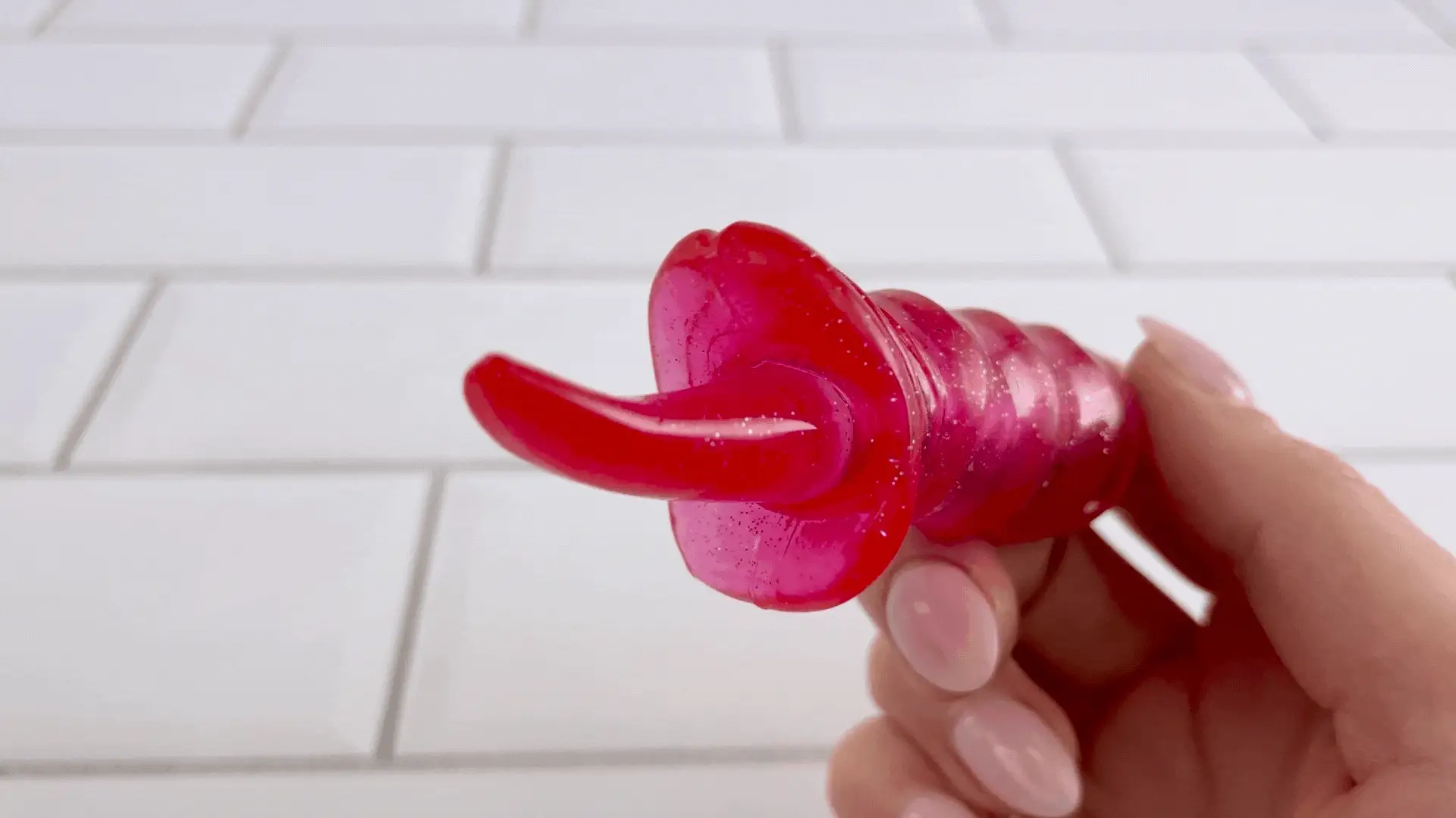 4 Piece Toy Kit - Dildo Vibe, Tongue Teaser, Vibrating Anal Beads and Sm. Toy Storage Bag!