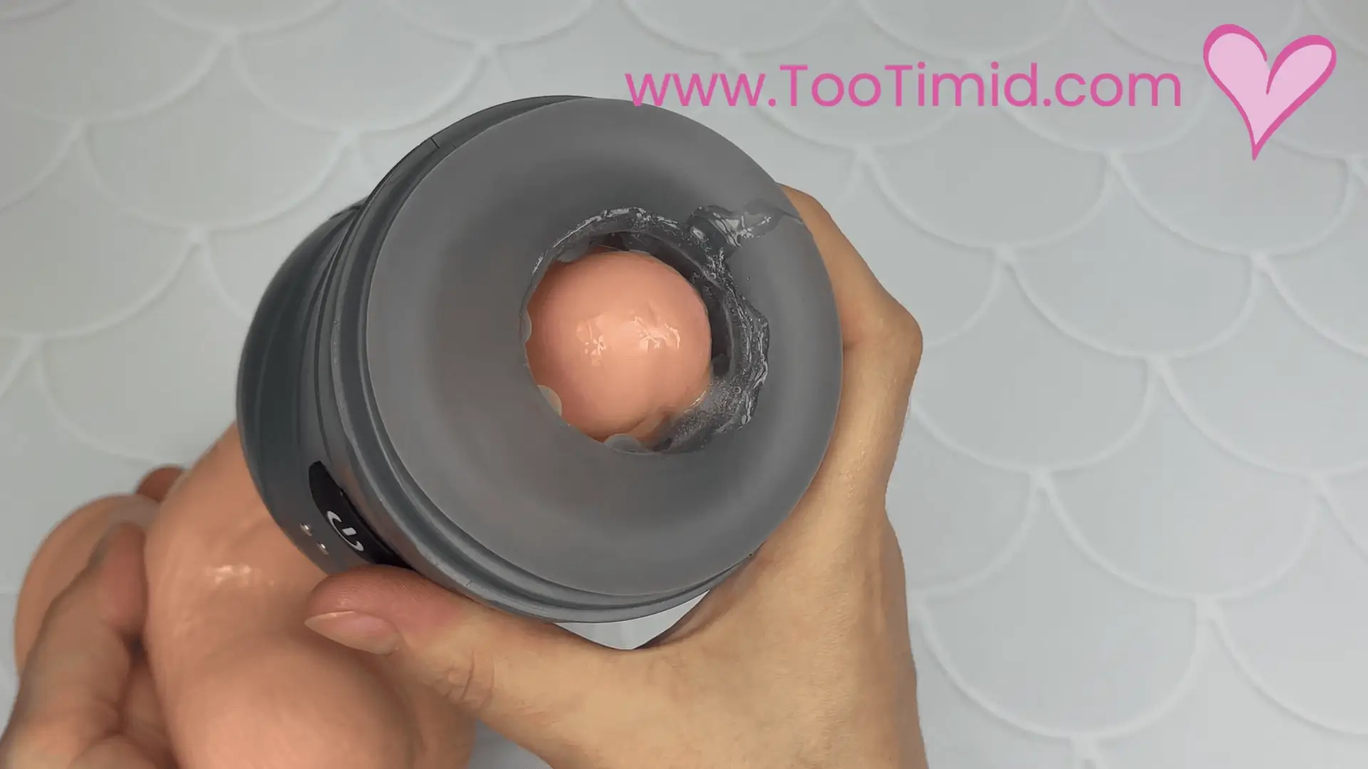 Rechargeable Cock Sucking Masturbation Cup with 7 Vibration Settings