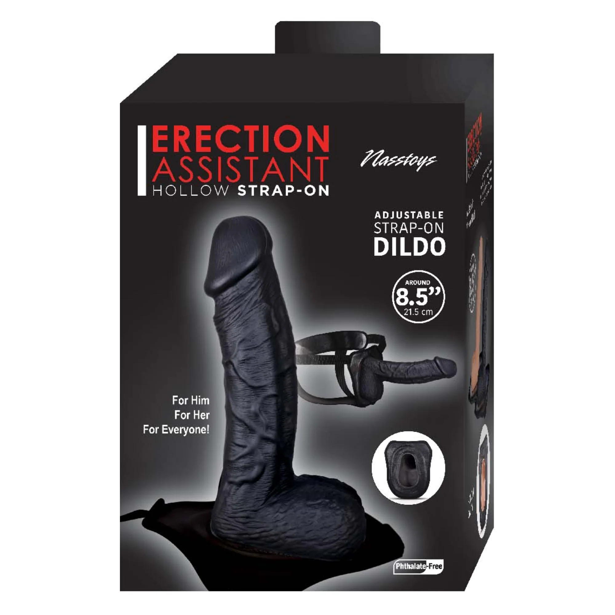 Erection Assistant 8.5 Inch Hollow Strap-On