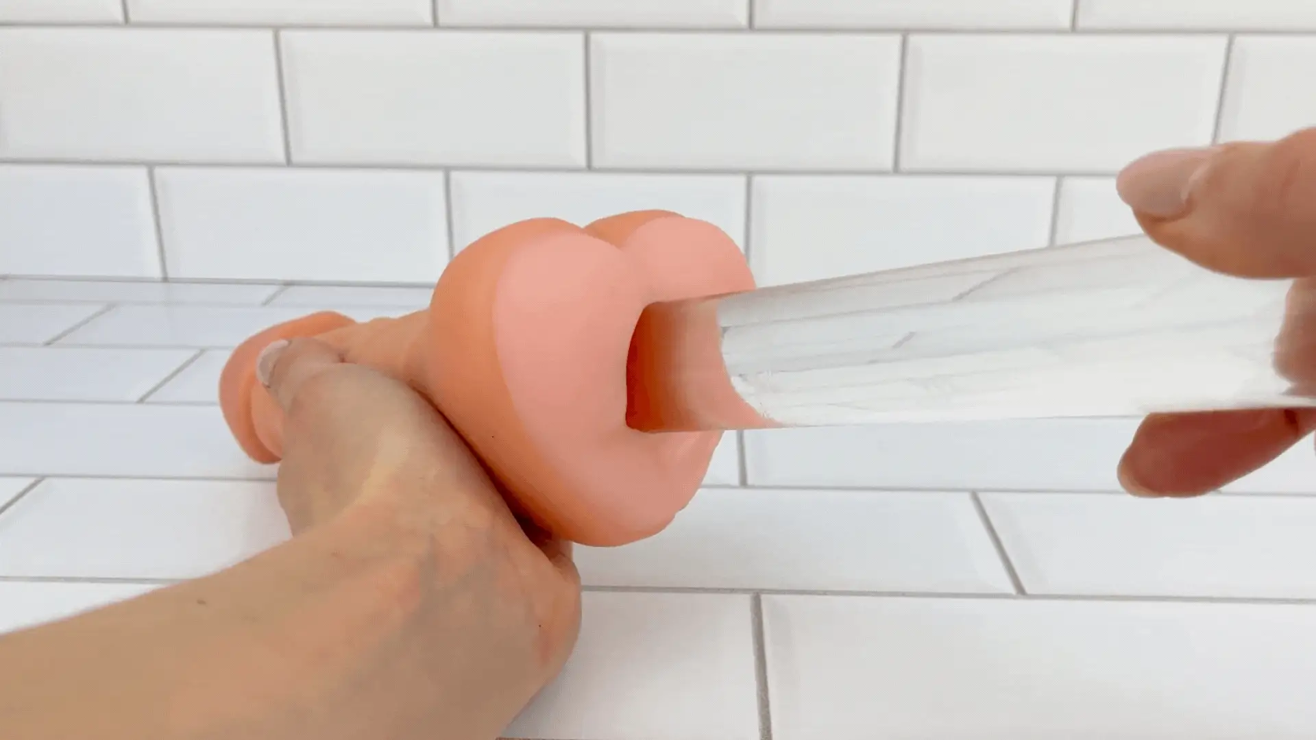 Ultra Veiny Penis Male Masturbator with Tight Textured Anal Tunnel