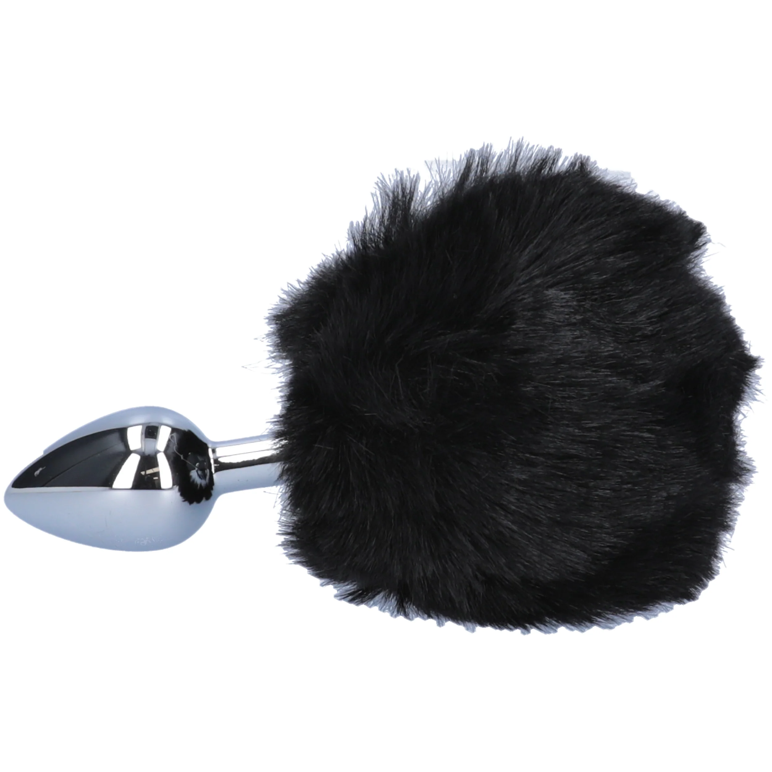 Sexy Bunny Tail Anal Plug with Plush Faux-Fur Tail