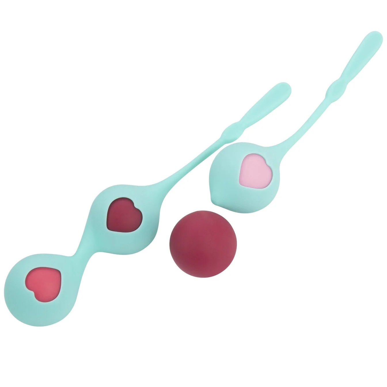 SORA Duo Tone Kegel Ball and Pleasure Ball Exerciser Set with Weighted Balls