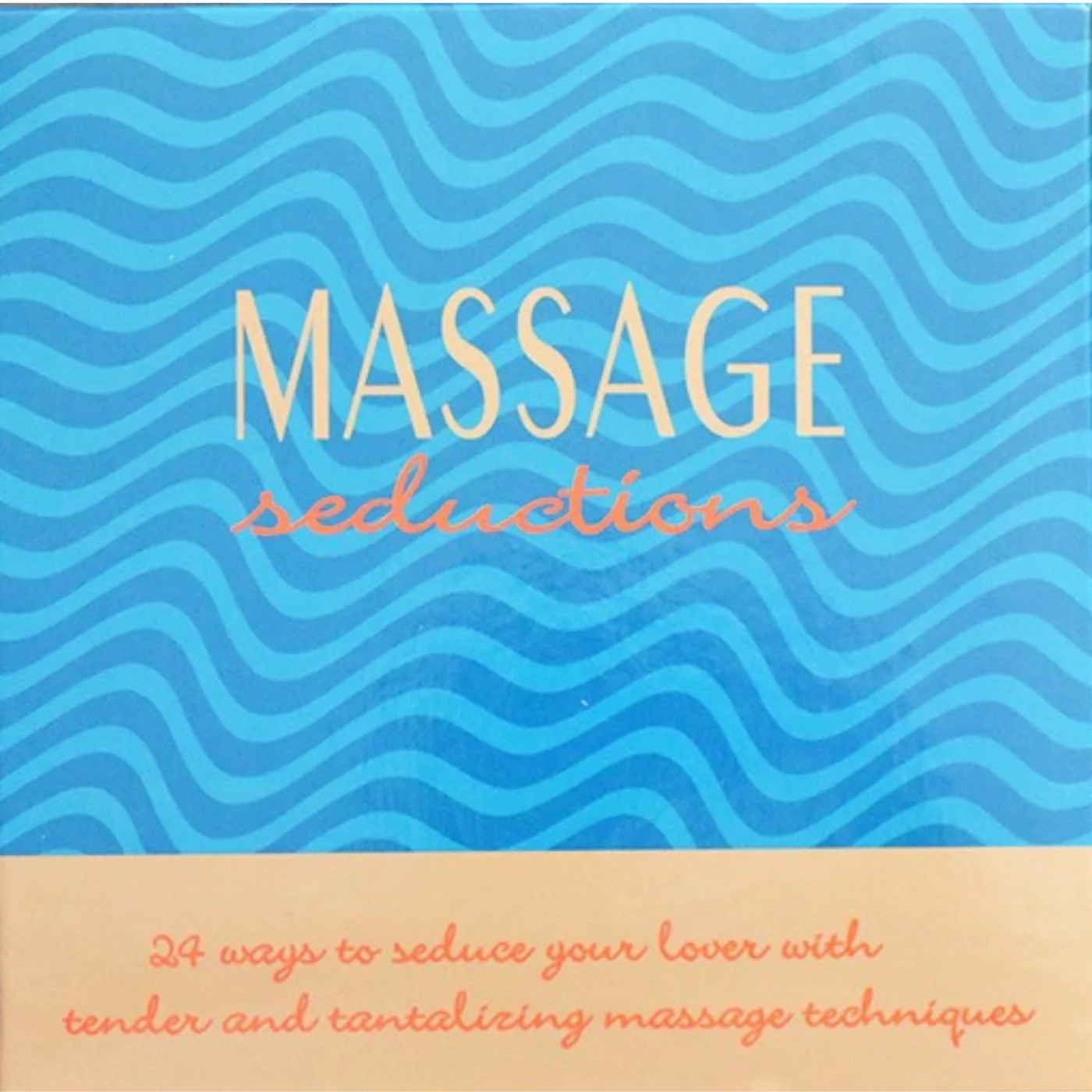 Massage Seductions Couples Kit with Candle, Heart Massager and 24 Cards