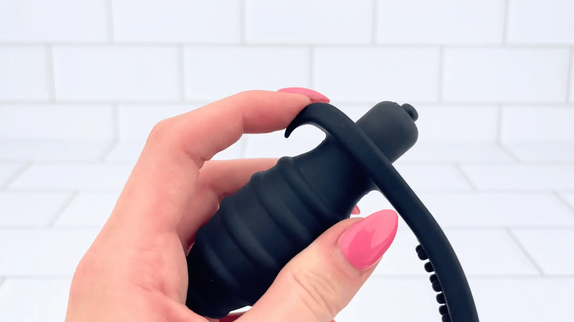 Rippled Vibrating Anal Plug with Cock Ring and Perineum Massager