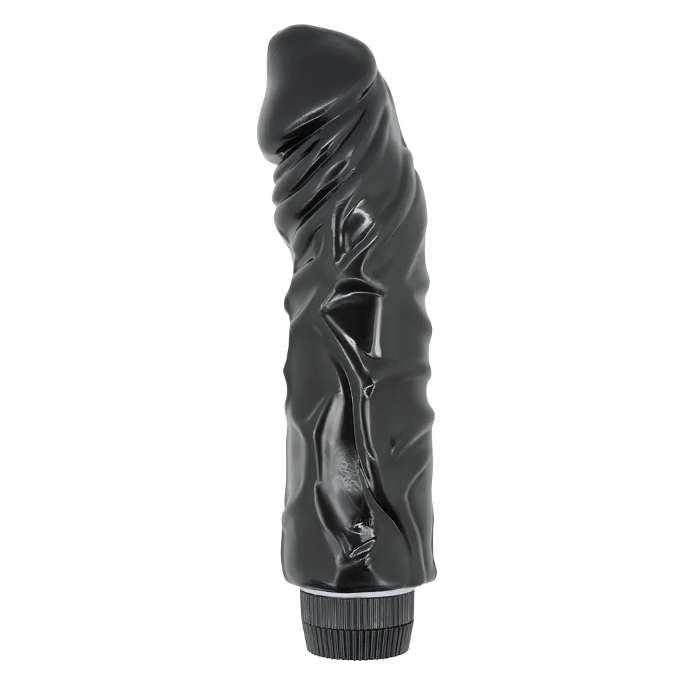 Huge 2 Inch X-Thick Vibrating Jelly Dildo for Vaginal and Anal Play
