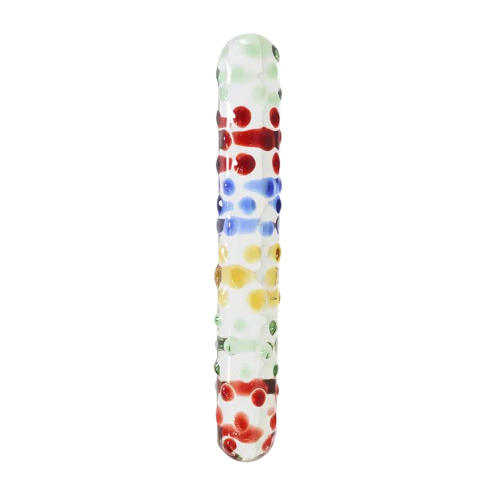 Iris Indulgence Nubby Glass G-Spot Dildo by Pink B.O.B.