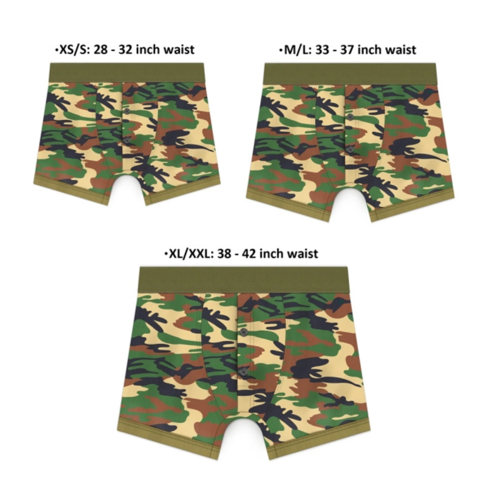 INGEN Unisex Camo Strap-on Boxers