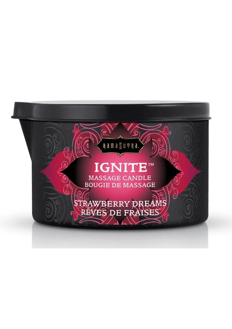 Kama Sutra Ignite 按摩蜡烛，含椰子油与乳木果油