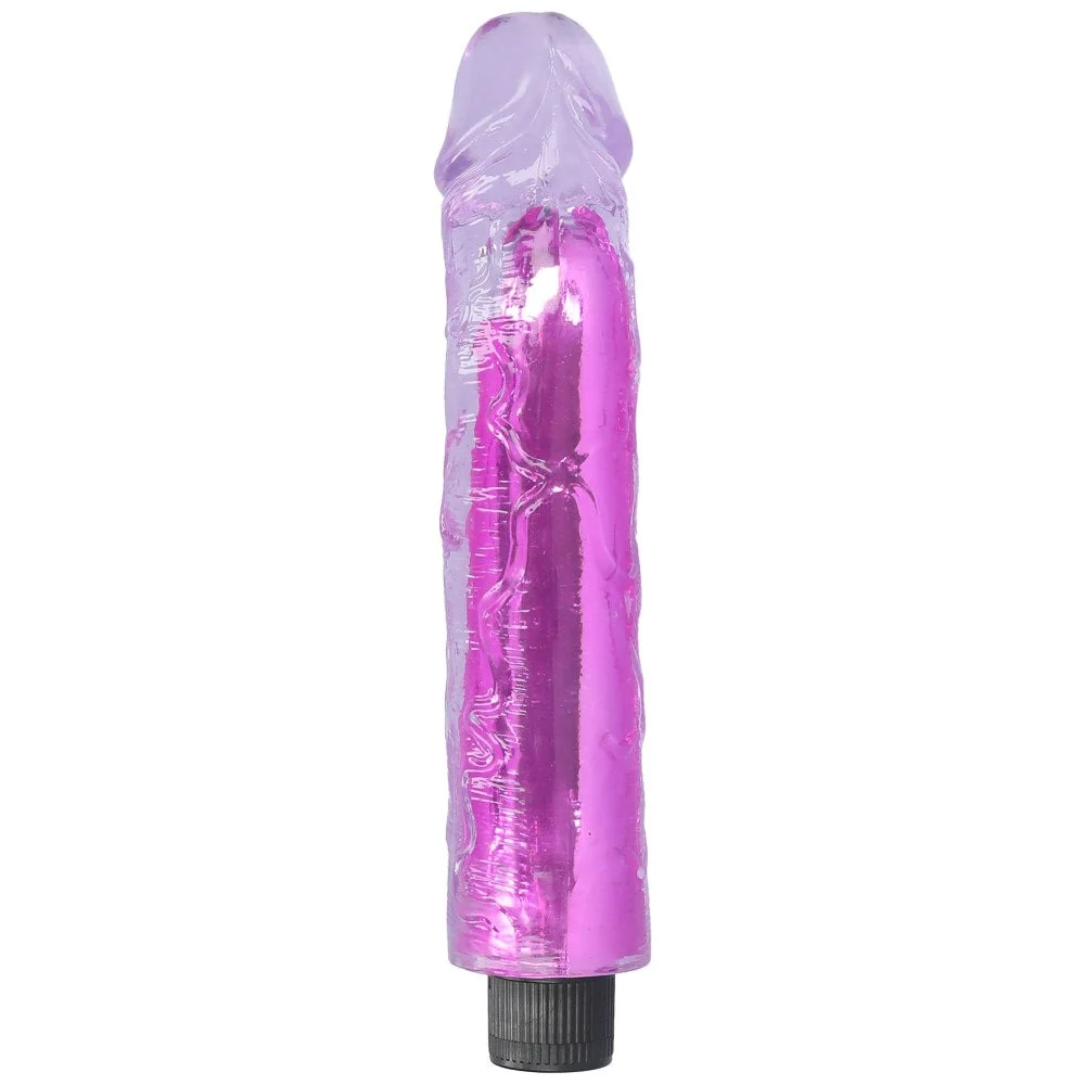 8 Inch Long Deep Penetration Vibrating Dildo for G-Spot Play