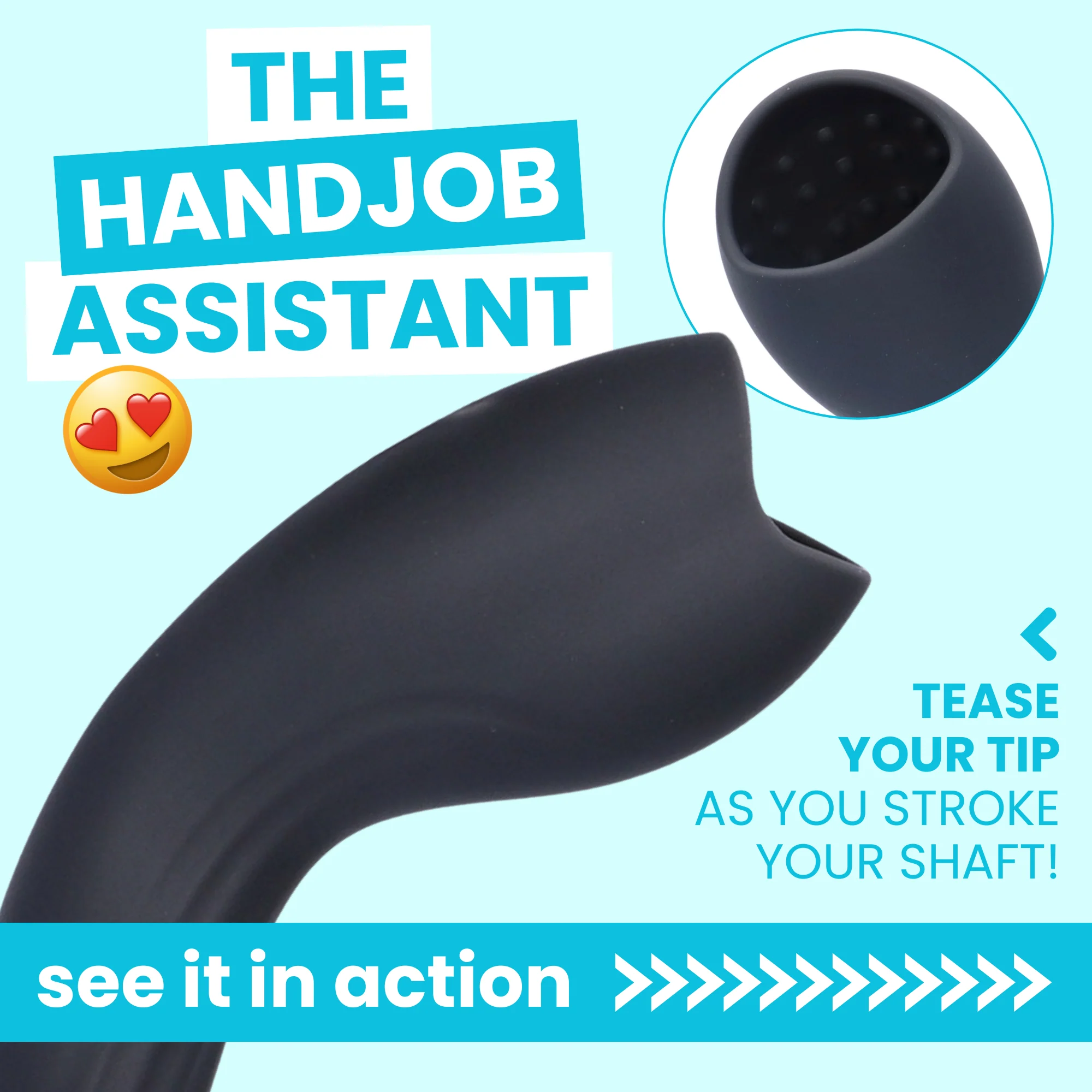 Vibrating Penis Tip Massager with Multiple Speeds for F-Spot Stimulation