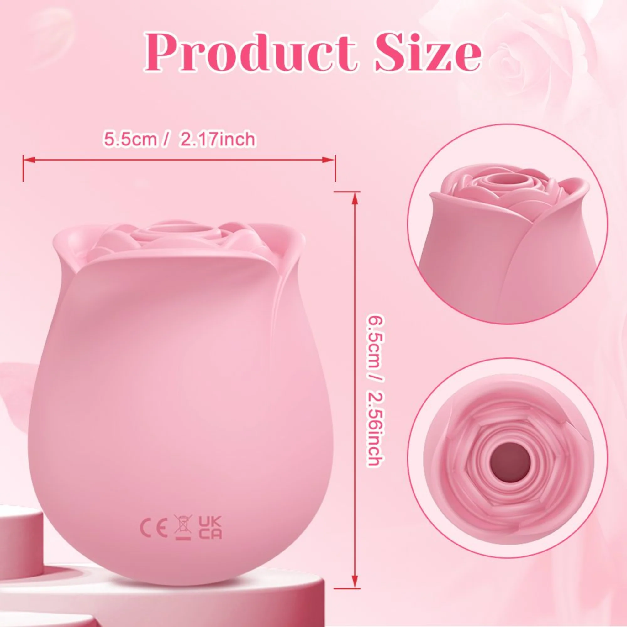Euphoria Rose Air Pulse Clit Stimulator Sex Toy