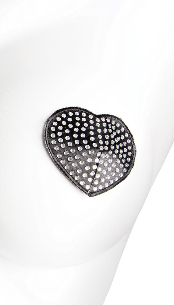Coquette Heart Shape Sequin Nipple Pasties Set